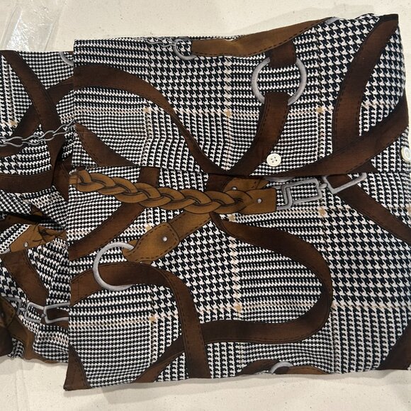 Lauren Ralph Lauren Vintage Equestrian Print Button Down plus size 2X - Picture 9 of 9